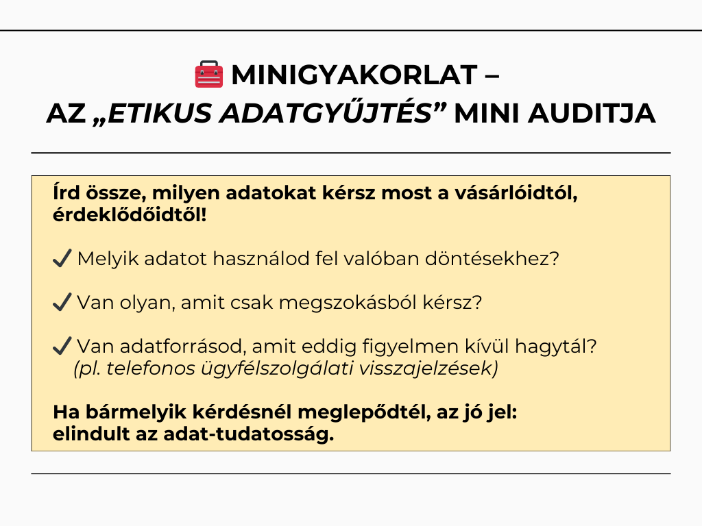 etikus adatgyujtes mini audit