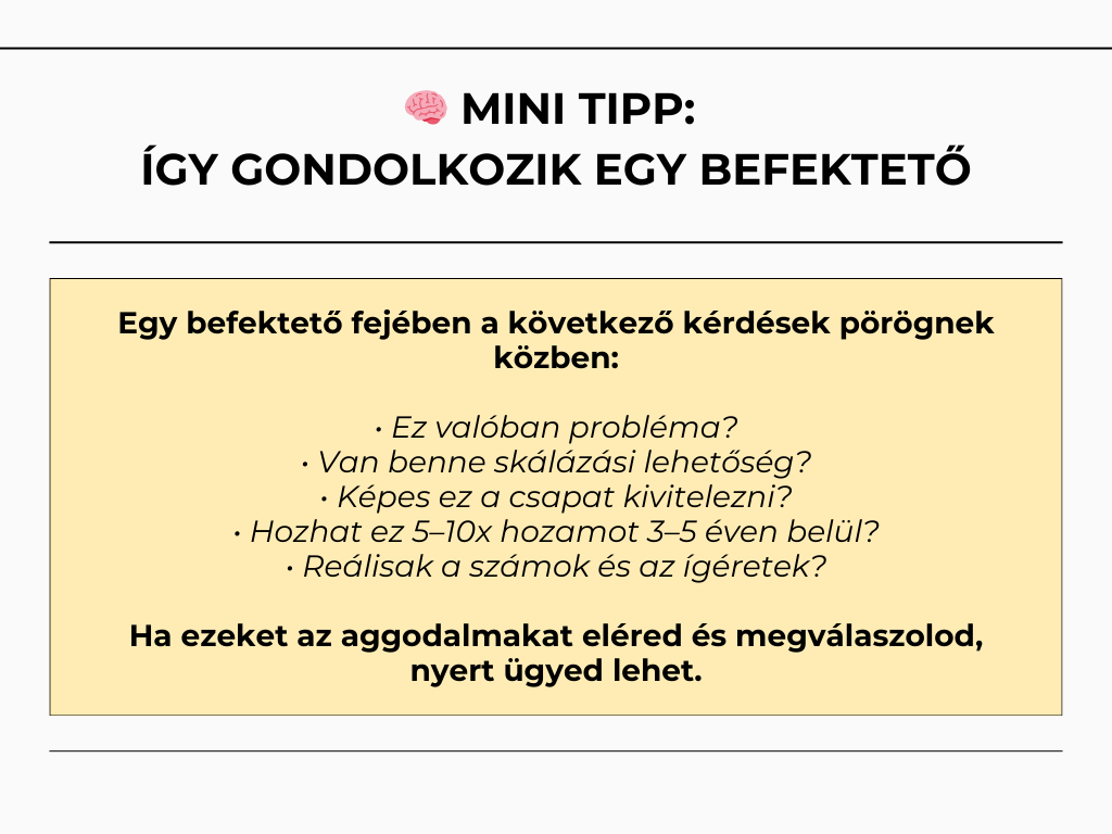 igy gondolkozik egy befekteto