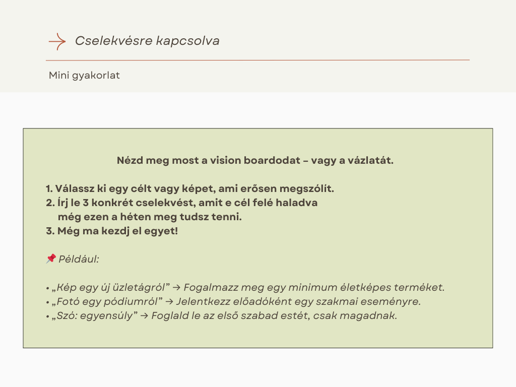 cselekvesre kapcsolva