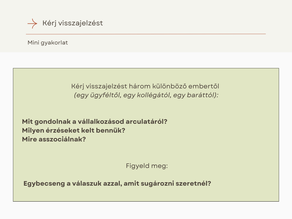 kerj visszajelzest